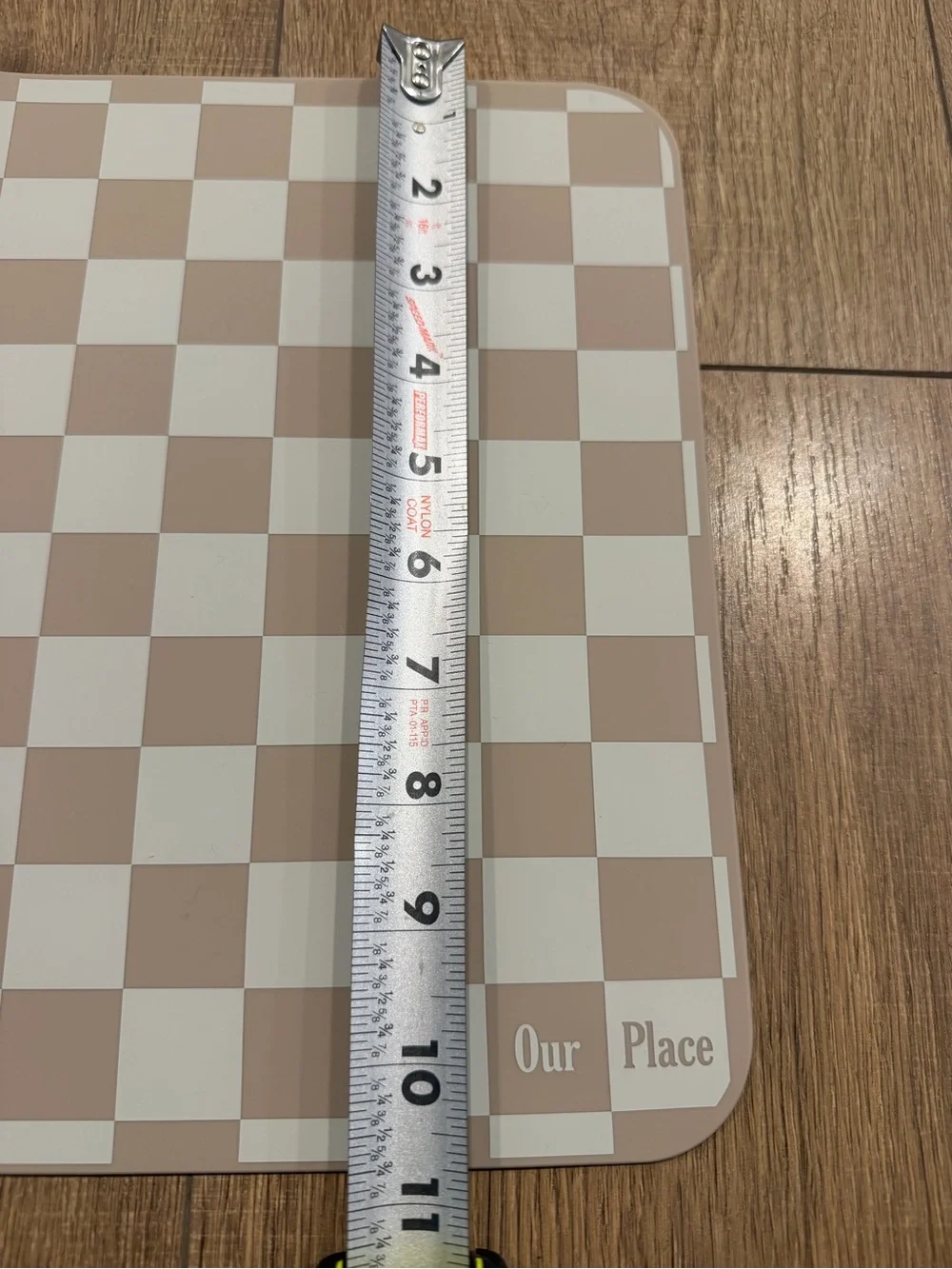 Our Place Beige and White Checkerboard 2 silicon baking mats, NEW - Picture 4 of 9
